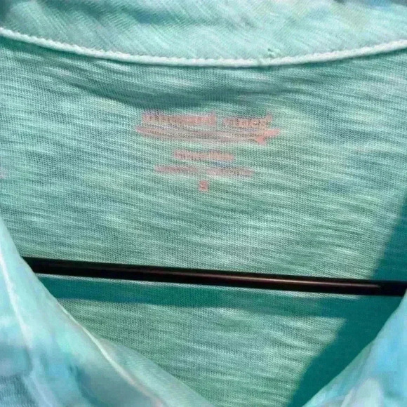 Vineyard Vines NWT Surfside Island Pocket Polo Garment Teal - Men’s Size S - Picture 2 of 5